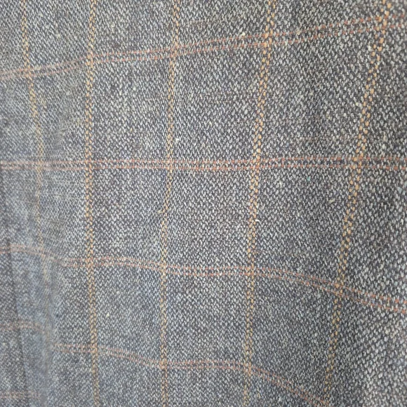 Stafford Blue Checkered Blazer - Picture 4 of 7